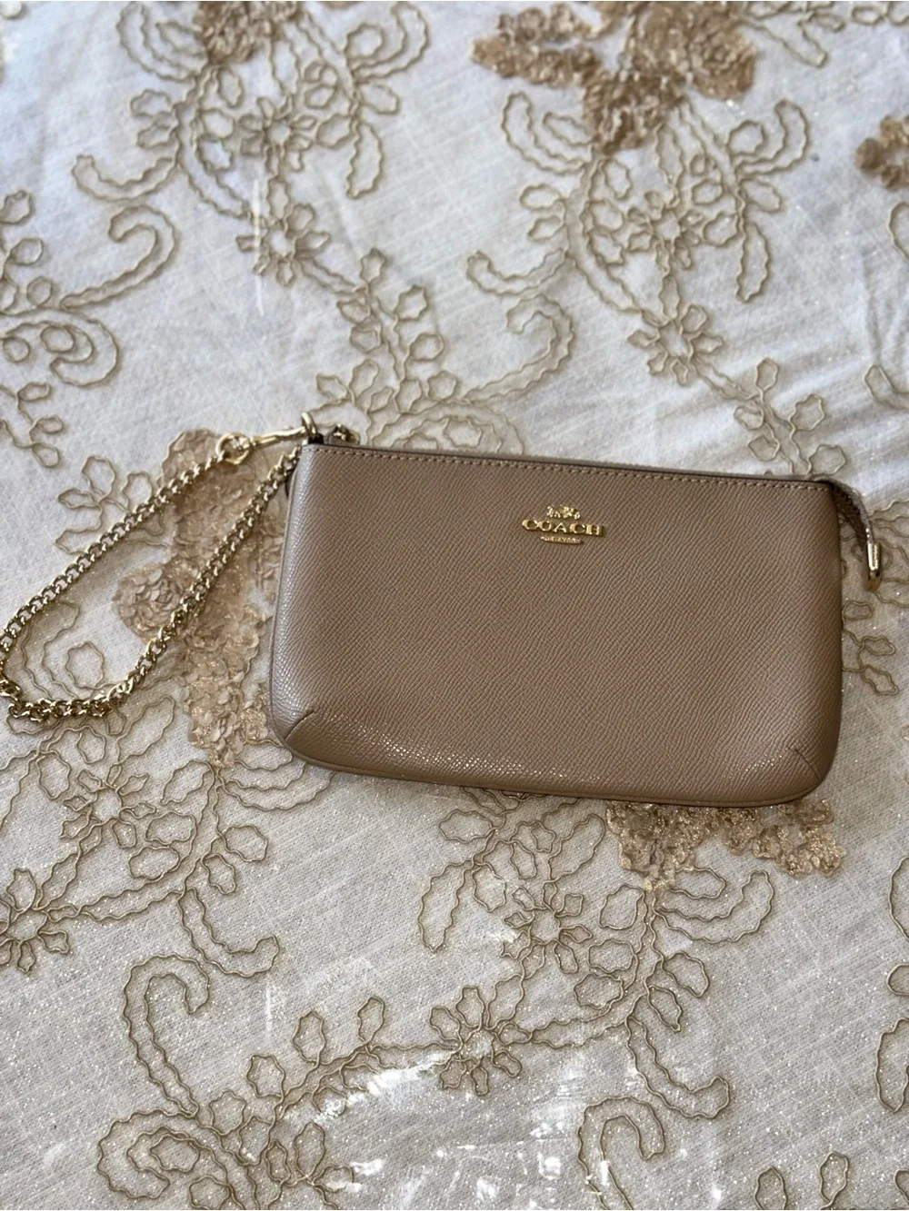 Coach compact wristlet